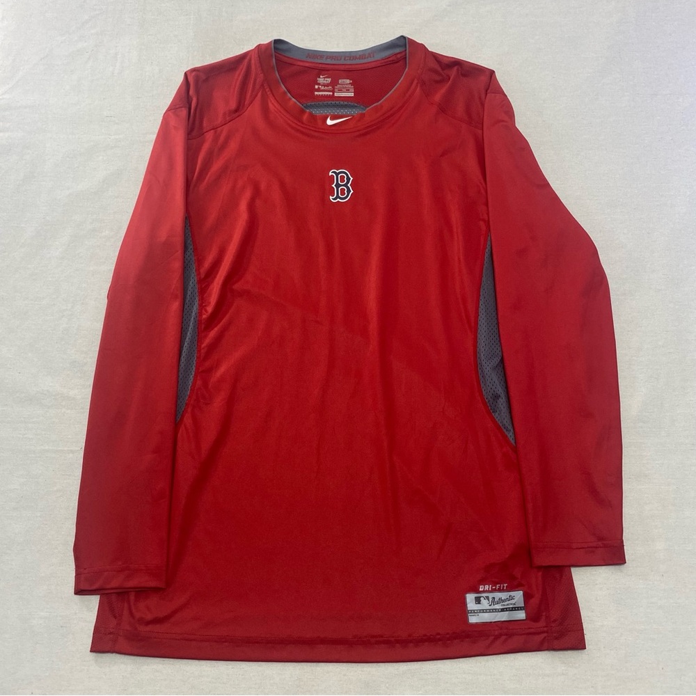 Nike Pro Combat Team Issue Boston Red Sox Shirt XXL Baseball Training Dri Fit